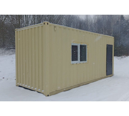 БЫТОВКА ИЗ МОРСКОГО КОНТЕЙНЕРА (Утепленная) 